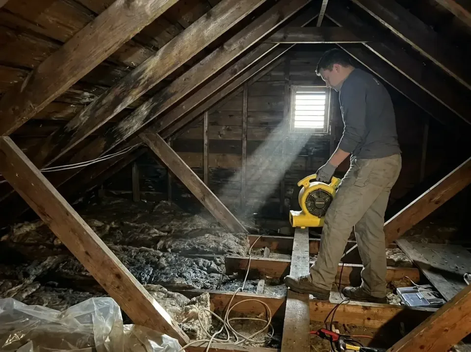 attic-water-damage-drying-proc-007 — frequently asked questions, Emergency Water Extraction & 24/7 Flood Response in Allenda…